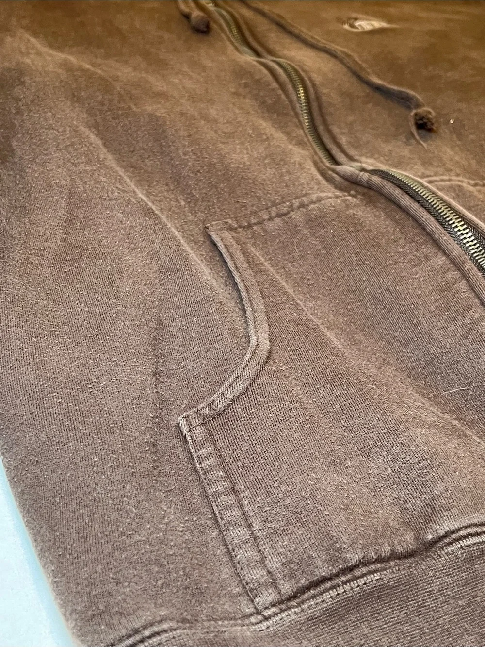 HSS Expedition Series Brown Sherpa Lined Full Zip Hoodie Men’s Medium